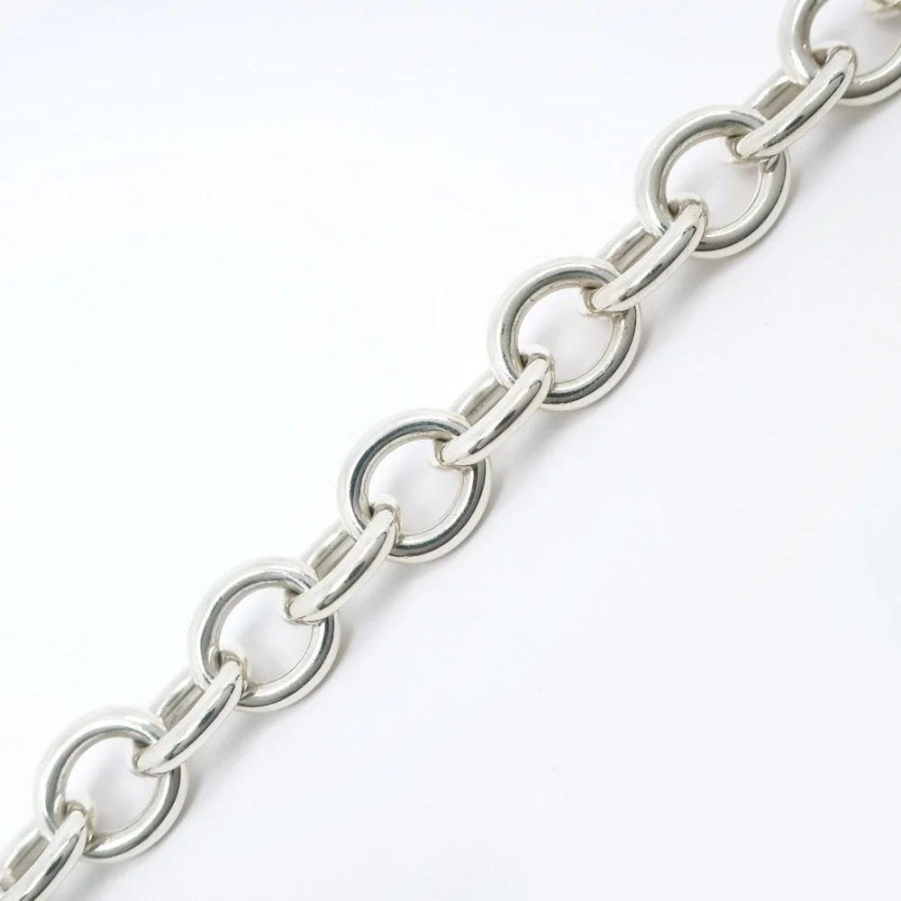 TIFFANY Silver Heart Charm Bracelet
